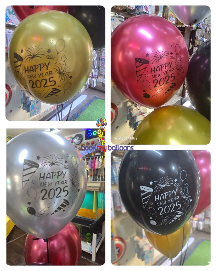 Happy New Year Balloons