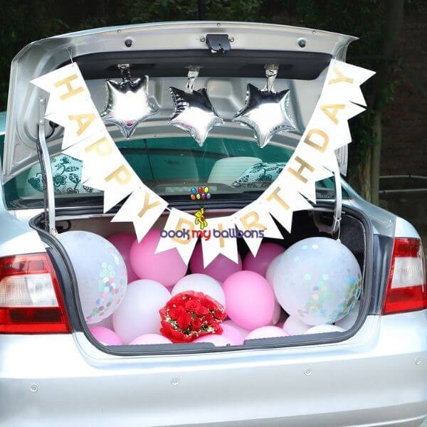 Surprise Car Decoration for Birthday in Bangalore
